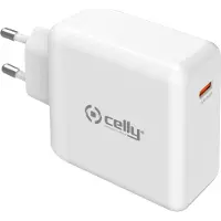 Celly TC1C65WGANWH chargeur d'appareils mobiles Universel Blanc Secteur Intérieure