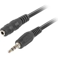 Lanberg CA-MJFJ-10CC-0015-BK câble audio 1,5 m 3,5mm Noir