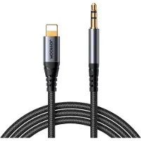 JOYROOM Audio Cable Lightning To 3,5mm Aux Sy-a06, 1.2m (black)