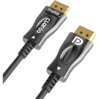 Claroc CÂBLE ŚWIATŁOWOWODY DP 1.4 AOC 8K@60HZ 20M (20 m), Câble vidéo, Noir