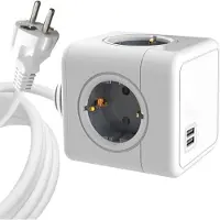 ProXtend 4-way Schuko Power Cube 1.4M White (4x, CEE 7/4, 1.40 m)