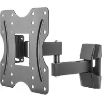Gembird Support | WM-42ST-01 | Réglage de l'angle, Rotation | Couleur noir