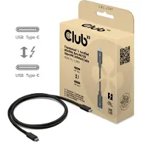 Club 3D Club3d CLUB3D Thunderbolt 5 Certified 8K240Hz Data 80/120 Gbps EPR 240 Watt Cable M/M 1m / 3.28ft