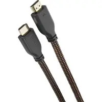 One For All Câble HDMI 2.1 ultra haute vitesse de 3,0 m certifié (3 m), Câble vidéo, Noir