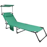 VCM Chaise Longue De Jardin Chaise Longue De Soleil Pliable Pliable Chaise Longue De Balcon Toit Bindox L