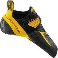 La Sportiva - Chaussons d'escalade - Solution Comp Black/Yellow pour Homme - Taille 39 - Noir
