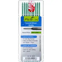 PICA 4042 Recharge Sèche - Vert (10 Stylos)