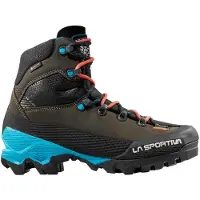 La Sportiva - Chaussures d'alpinisme en GORE-TEX - Aequilibrium LT GTX W Black/Hibiscus pour Femme en Cuir - Taille 39 - Noir