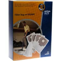 Nilfisk Filtersack Set 4 Stück, Ersatzteil für Staubsauger, 302002403