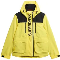 Superdry Veste fonctionnelle jaune / noir