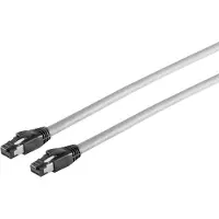 S-Impuls S/CONN maximum connectivity Netzwerkkabel-Patchkabel cat. 8.1 S/FTP PIMF Halogenfrei grau 3,0m