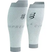 Compressport - Manchons de compression - R2 Oxygen White/Neble Grey - Taille 3 - Blanc