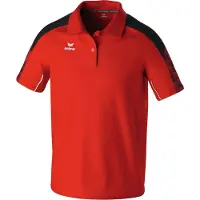 Erima Evo Star Polo Hommes - Rouge / Noir | Taille: 4XL