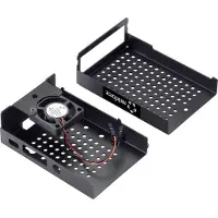 Renkforce RF-4507494, Rectangulaire, Aluminium, Noir, 95 mm, 85 mm, 35 mm