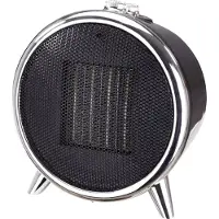 Adler Camry AD 7742, radiateur soufflant électrique, céramique, 1,3 m, intérieur, couloir, noir, argent