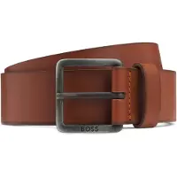 BOSS Ceinture en cuir avec boucle logotée