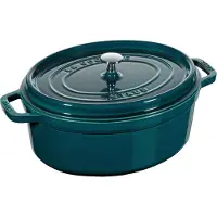 Zwilling Iron La Cocotte Oval Cast Casserole Baking Dish 5.5l Argenté