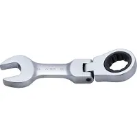 Bgs Clé mixte à cliquet courte à couder 19 mm (19 mm)