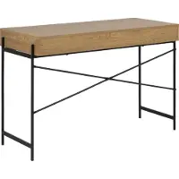 AC Design Angus Bureau avec 1 porte, coulissante, imitation chêne.