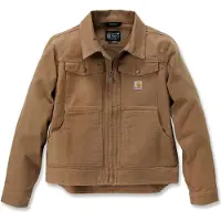 Carhartt Duck Relaxed-Fit, veste en textile ,Marron ,L