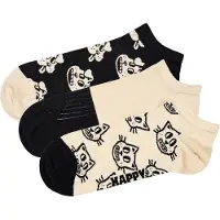 Happy socks Chaussettes beige / noir