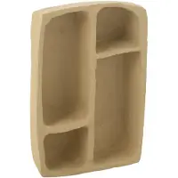 J-Line Etagere murale flint papier mache naturel small
