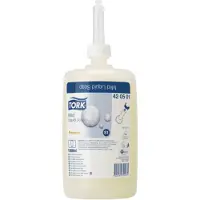 Tork Savon liquide Premium pour mains S1 / doux - 1L - Jaune clair (Par 6)