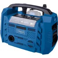 Scheppach Compresseur hybride Airforce 6 | 10,3 bar | 20V IXES | Fonction hybride avec 3 modes d'entraînement 230 V / 20 V / 12 V | LED | Accessoires inclus