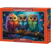 Castorland Puzzle Trois Petits Hiboux - 1000 pièces