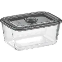 kela Pot de stockage Aurelia 1400ml 19,8x14,3cm H : 8,8cm transparent