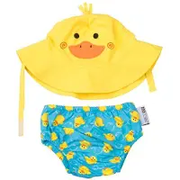 Zoocchini Maillot Et Chapeau Canard (3-6m)