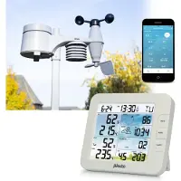 Alecto Station météo Wi-Fi 8-en-1 professionnel WS5400 avec application et