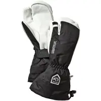 Hestra Army Leather Heli 3 doigts gants de ski, noir