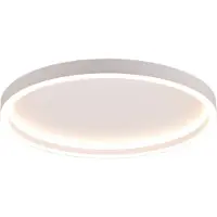 TRIO Plafonnier plat ROTONDA noir, Ø 35cm