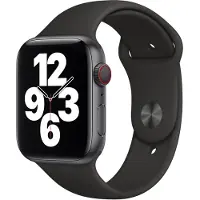 Apple Watch 42/44/45 mm Bracelet Sport Silicone Noir