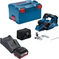 Bosch GHO 18V-26 Professional Rabot sans fil 18 V 2,6 mm Brushless + 1x batterie 5,0 Ah + chargeur + L-Boxx