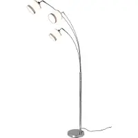 TRIO Lampadaire Blanc Gris