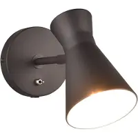 TRIO Lampe de chevet Enzo noir