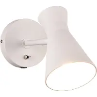TRIO Lampe de chevet Enzo blanc