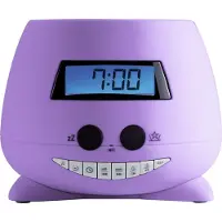BigBen Interactive Réveil avec projecteur et enregistreur de voix Edition Limitée Licorne Violet