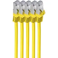 Shiverpeaks BS75515-Y-SET5 RJ45 Patchkabel S/FTP, Cat7 VE5, 5m gelb