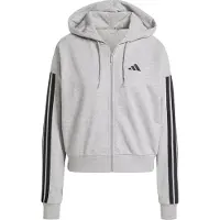 Adidas Essentials 3 Stripes French Terry Full Zip Sweatshirt Gris M Femme