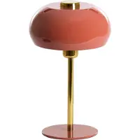 Light & Living Lampe de table Surin Ø 22cm - corail brillant avec or