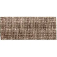 Normann Copenhagen Tapis Flick 80x200cm blanc cassé/marron