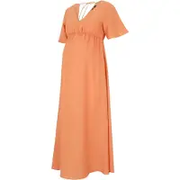 Vero moda Maternity Robe d’été 'VMMFlora Olga' mandarine