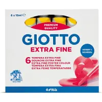 Giotto 352002 couleur tempera Tube 12 ml Jaune (12 ml)