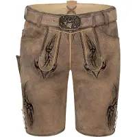Spieth & Wensky Pantalon folklorique 'Fulvier' marron