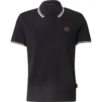 Napapijri Macas Short Sleeve Polo Noir M Homme