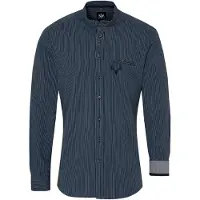 Spieth & Wensky Chemise folklorique 'Fellen' bleu foncé