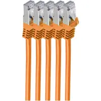Shiverpeaks BS75515-O-SET5 RJ45 Patchkabel S/FTP, Cat7 VE5, 5m orange
